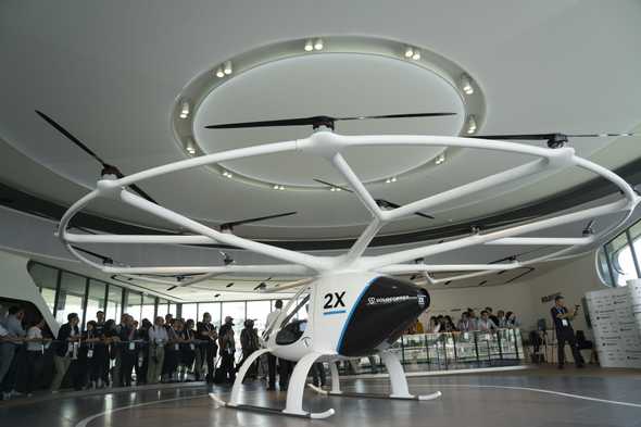 The Volocopter 2X. Photographer: Wei Leng Tay/Bloomberg
